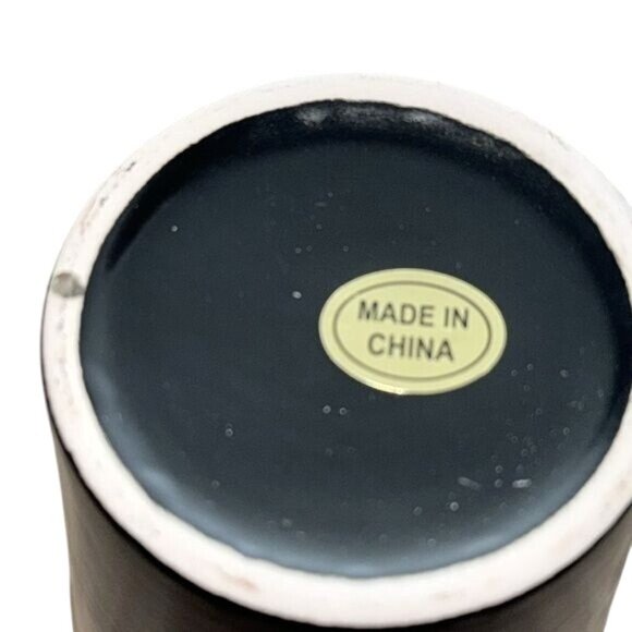 Tobin James Cellars Black Ceramic Coffee Mug With Yellow Sunburst Design - Picture 6 of 6